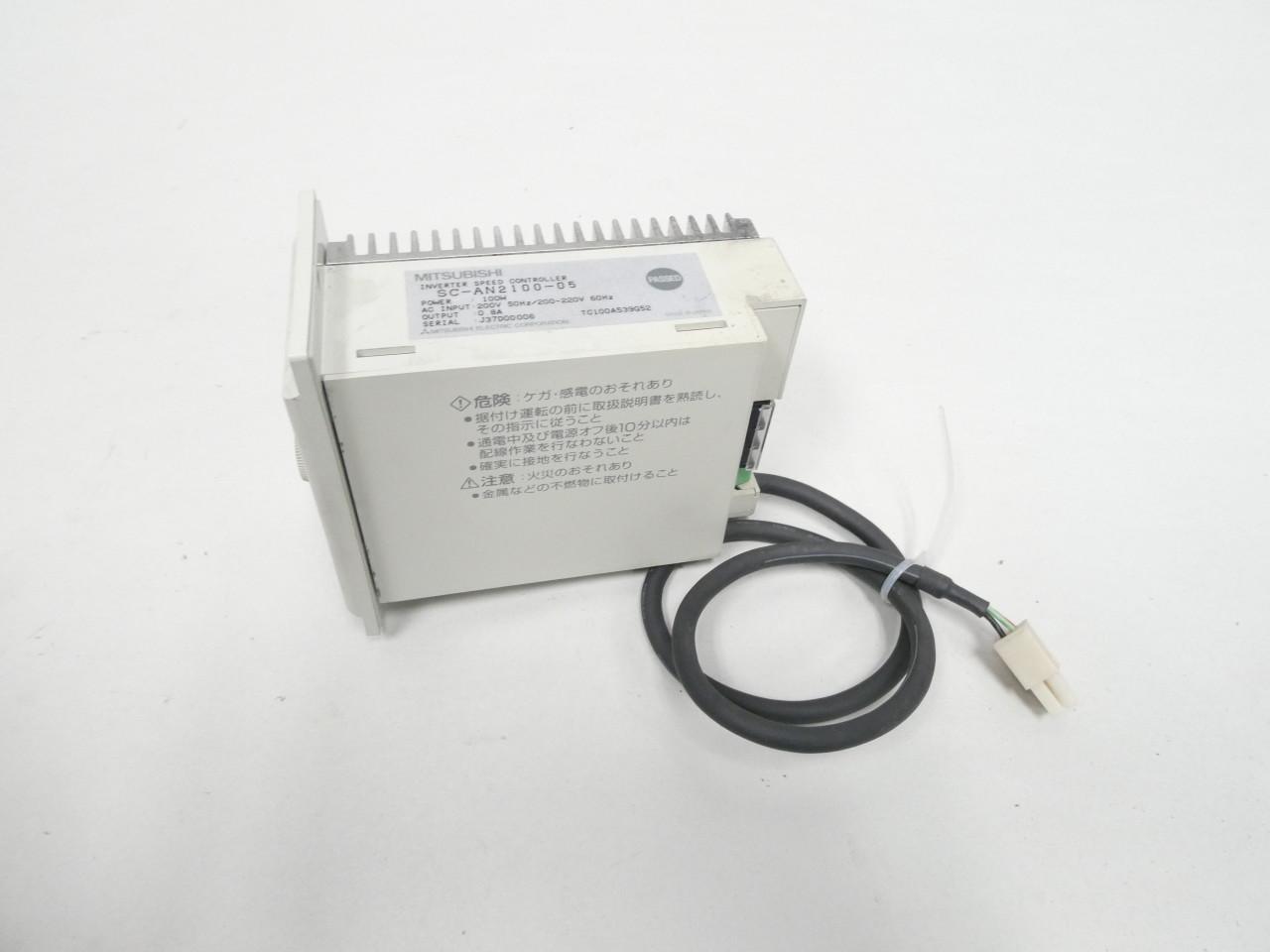 MITSUBISHI SC-AN2100-05 INVERTER 200-220V-AC 0.8A AMP 100W DC DRIVES AND SPEED  CONTROLLER