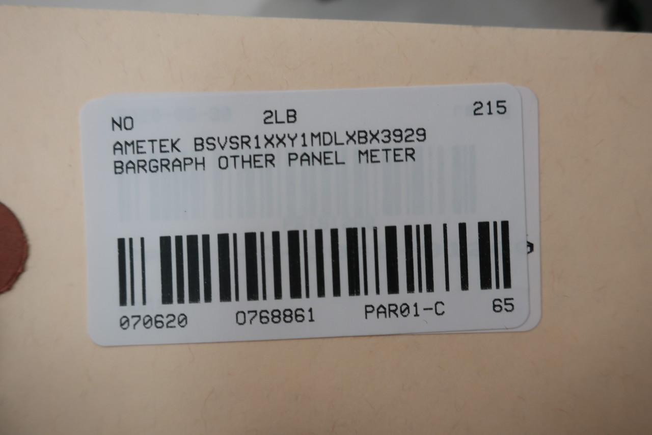 Details about   Ametek BBVGRXXXX1MDLXBX12 29 0-1500psig Bargraph Indicator Meter 