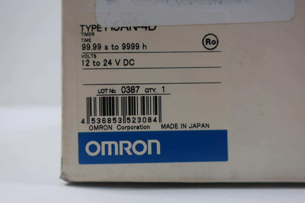 Omron H5AN-4D Timer 99.99s-9999hrs 12-24v-dc 