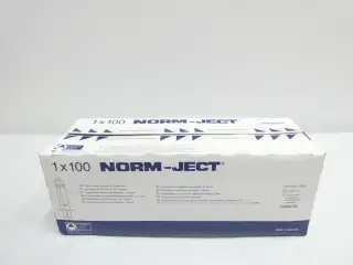 BOX OF 100 NORM-JECT 4100-000V0 10ML 12ML SYRINGE