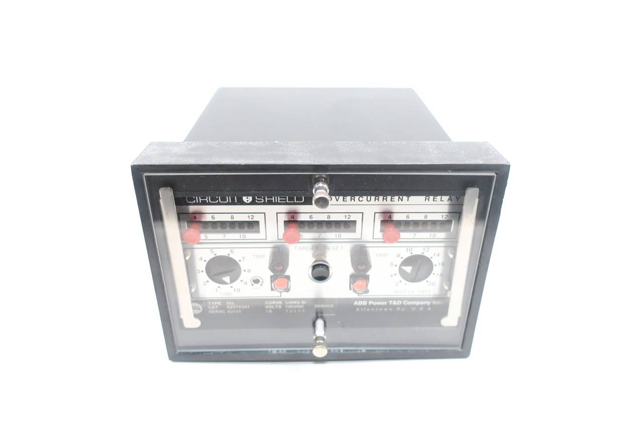 Abb 51L 423T5341 Circuit Shield Overcurrent Relay 125vdc