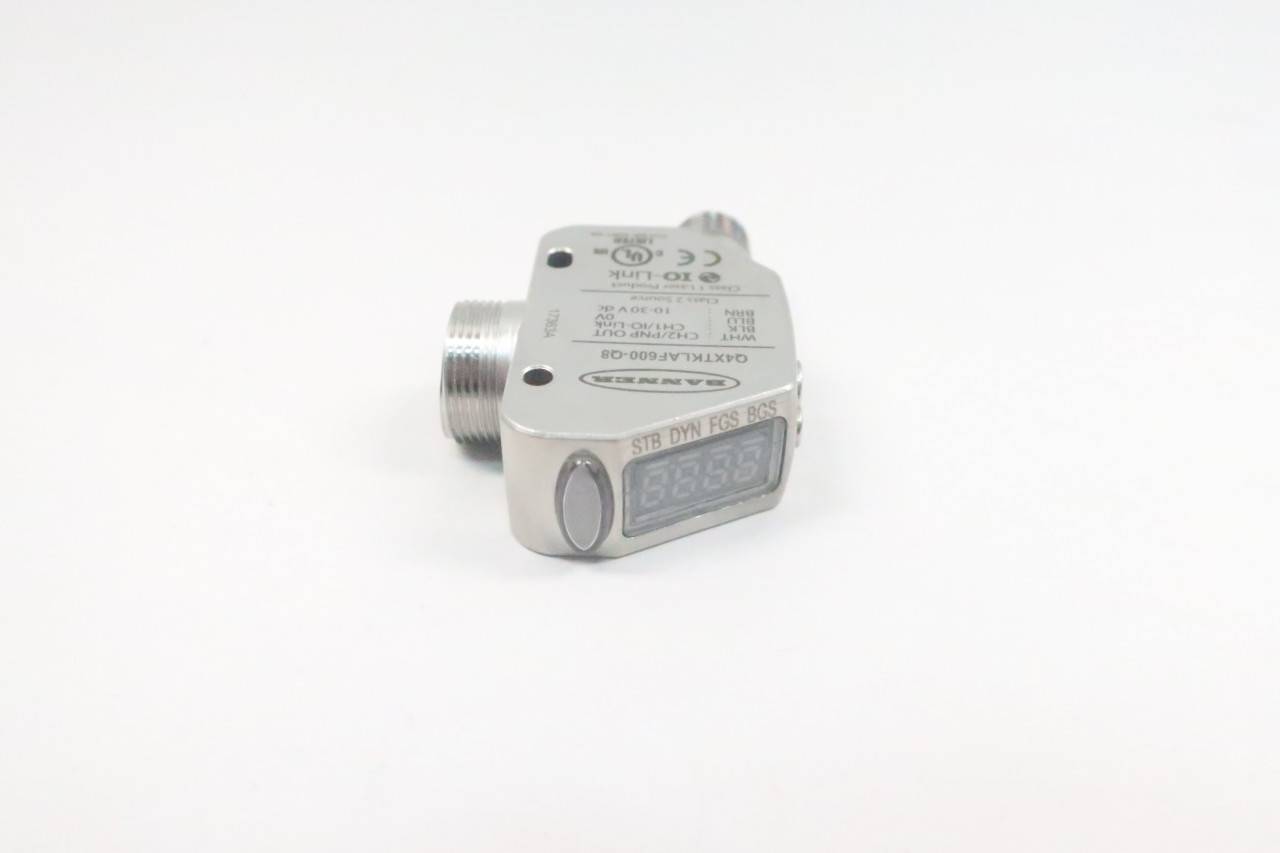 Banner Q4XTKLAF600Q8 Iolink Laser Sensor 1030vdc