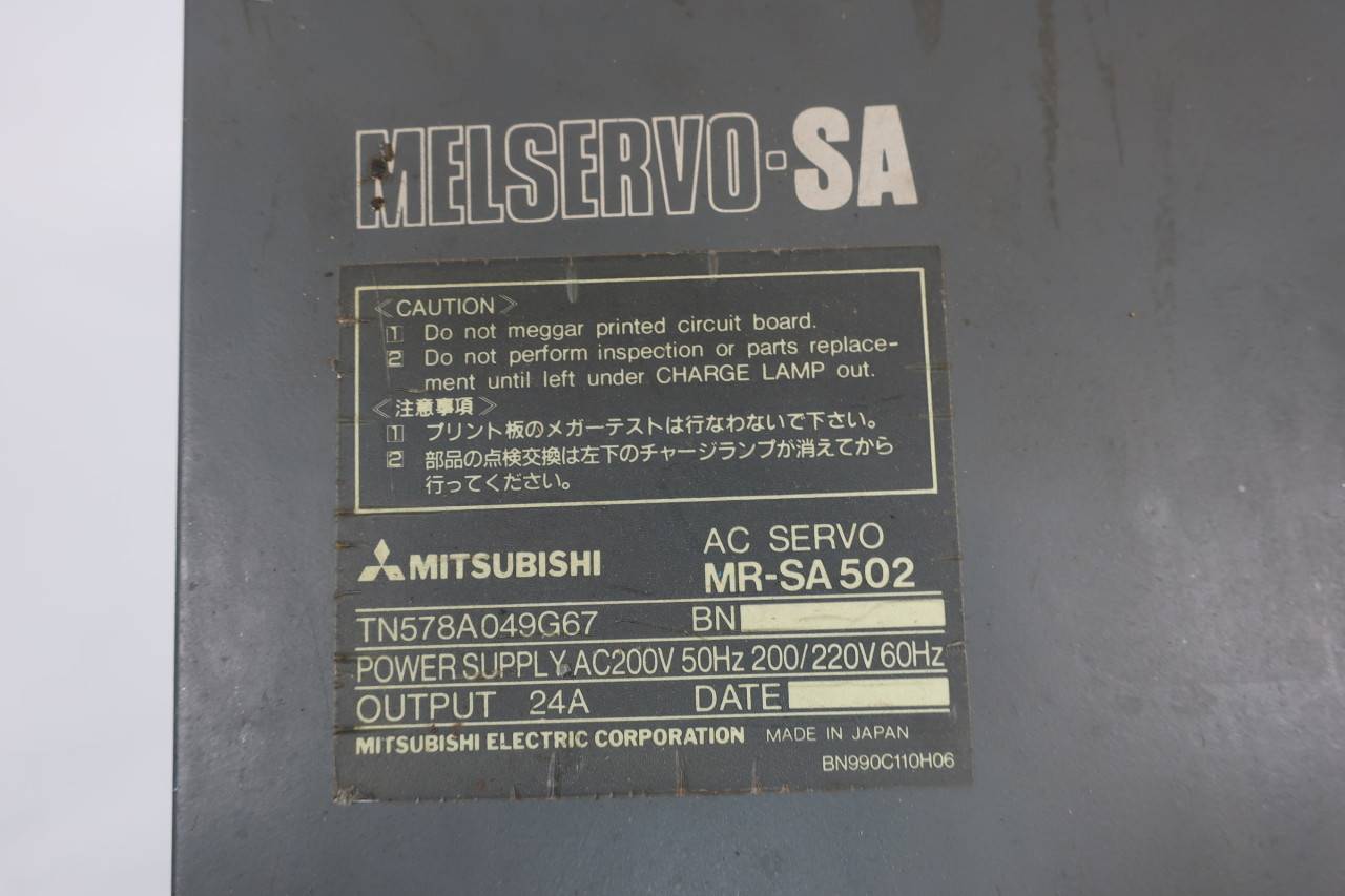 N060) MELSERVO-SA， MITSUBISHI ACSERVO MR-SA502