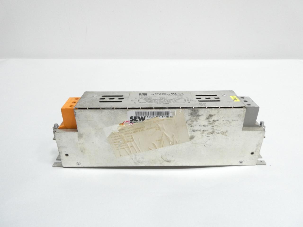 Filtro Rete Sew Eurodrive Nf048-503 Hld 110-500/42 Blocco Emi Filtro Filtro Rete Sew Eurodrive Nf048-503 Hld 110-500/42 Blocco Emi Filtro
