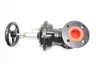 SAUNDERS 3449 MANUAL IRON FLANGED DIAPHRAGM VALVE 2-1/2IN 150 thumbnail 2