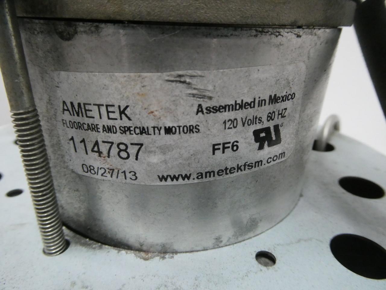 AMETEK 114787 VACUUM MOTOR 120V-AC