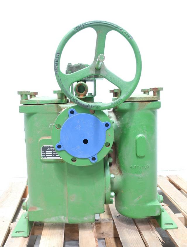 MUELLER 791FAH DUPLEX IRON FLANGED 4IN STRAINER