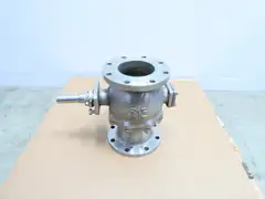 KTM W0601 STAINLESS FLANGED V-PORT BALL VALVE 6IN 150