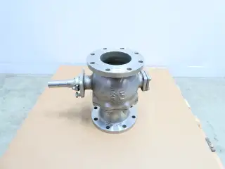 KTM W0601 STAINLESS FLANGED V-PORT BALL VALVE 6IN 150