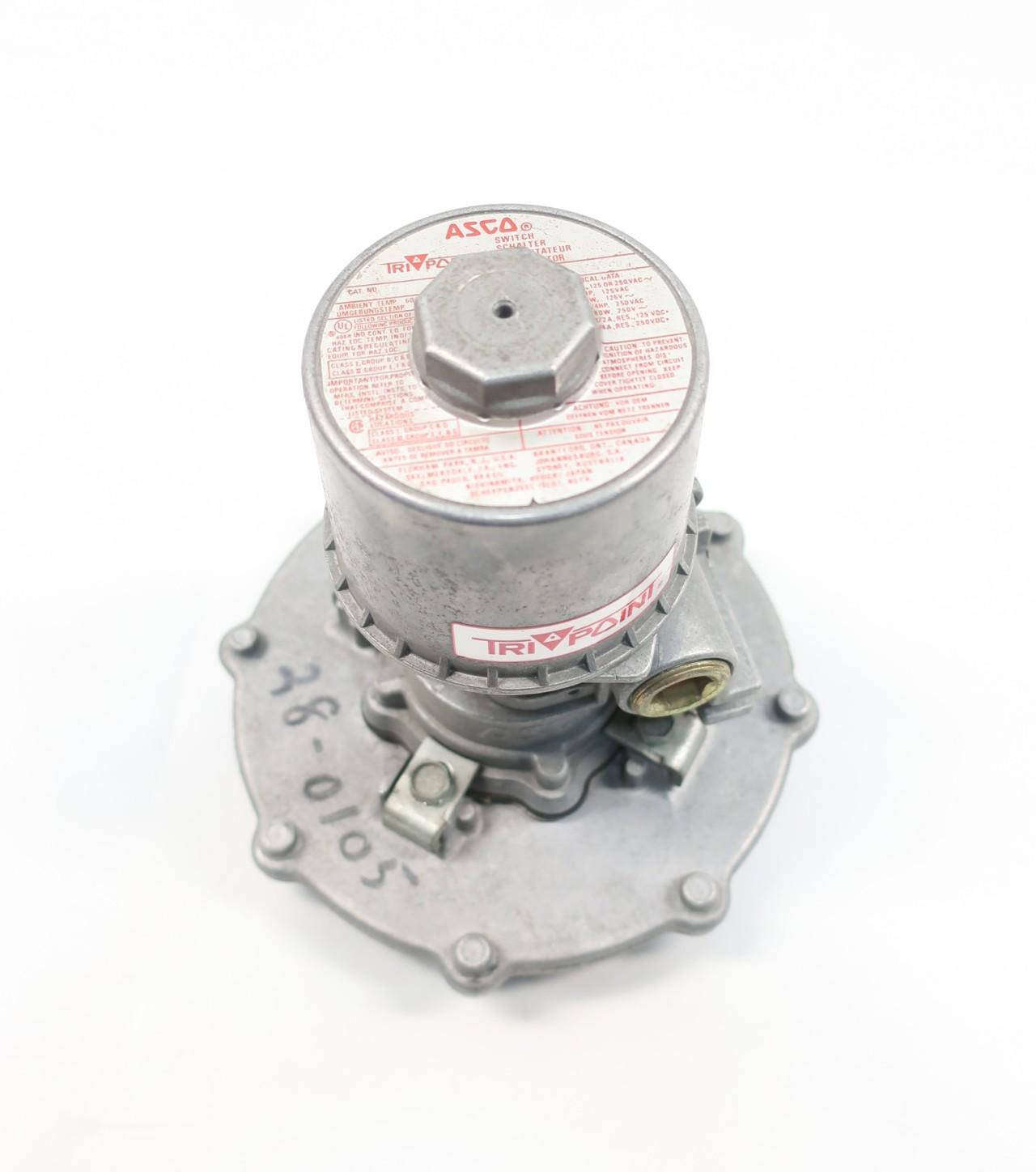 Asco SA12B Tri-point Pressure Switch 125/250v-ac 