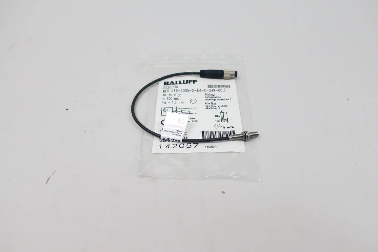ONE BALLUFF BES 516-3005-G-E5-C-S49 Proximity Switch Sensor NEW