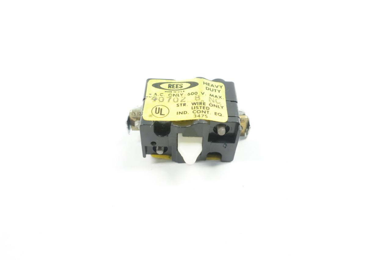 Rees 40702-B-NC Auxiliary Contact 40702-000