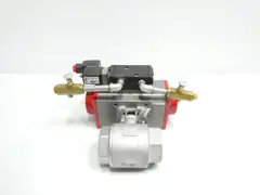 A-T CONTROLS MARS 197060-4 TRIAC PNEUMATIC STAINLESS BALL VALVE 2IN NPT