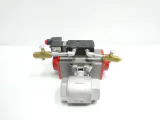 A-T CONTROLS MARS 197060-4 TRIAC PNEUMATIC STAINLESS BALL VALVE 2IN NPT