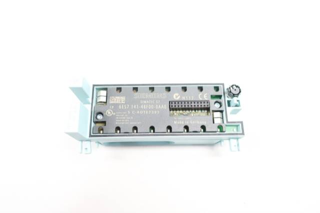 SIEMENS 6ES7 141-4BF00-0AA0 SIMATIC S7 ELECTRONIC MODULE