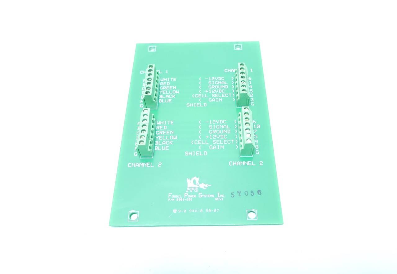 Fossil Power Systems S981201 Pcb Circuit Board Rev 1