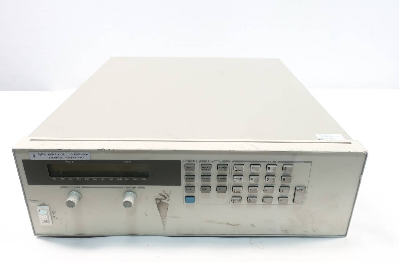 Agilent 6654A Power Supply 0-50v-ac 10a