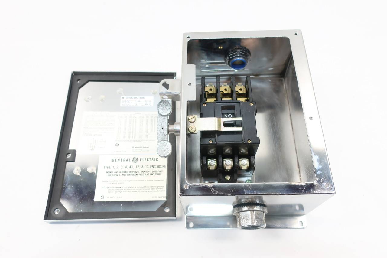 GE CR1062S3AAT1000 Manual Motor Starter Nema Size M-1 Open 3 Phase