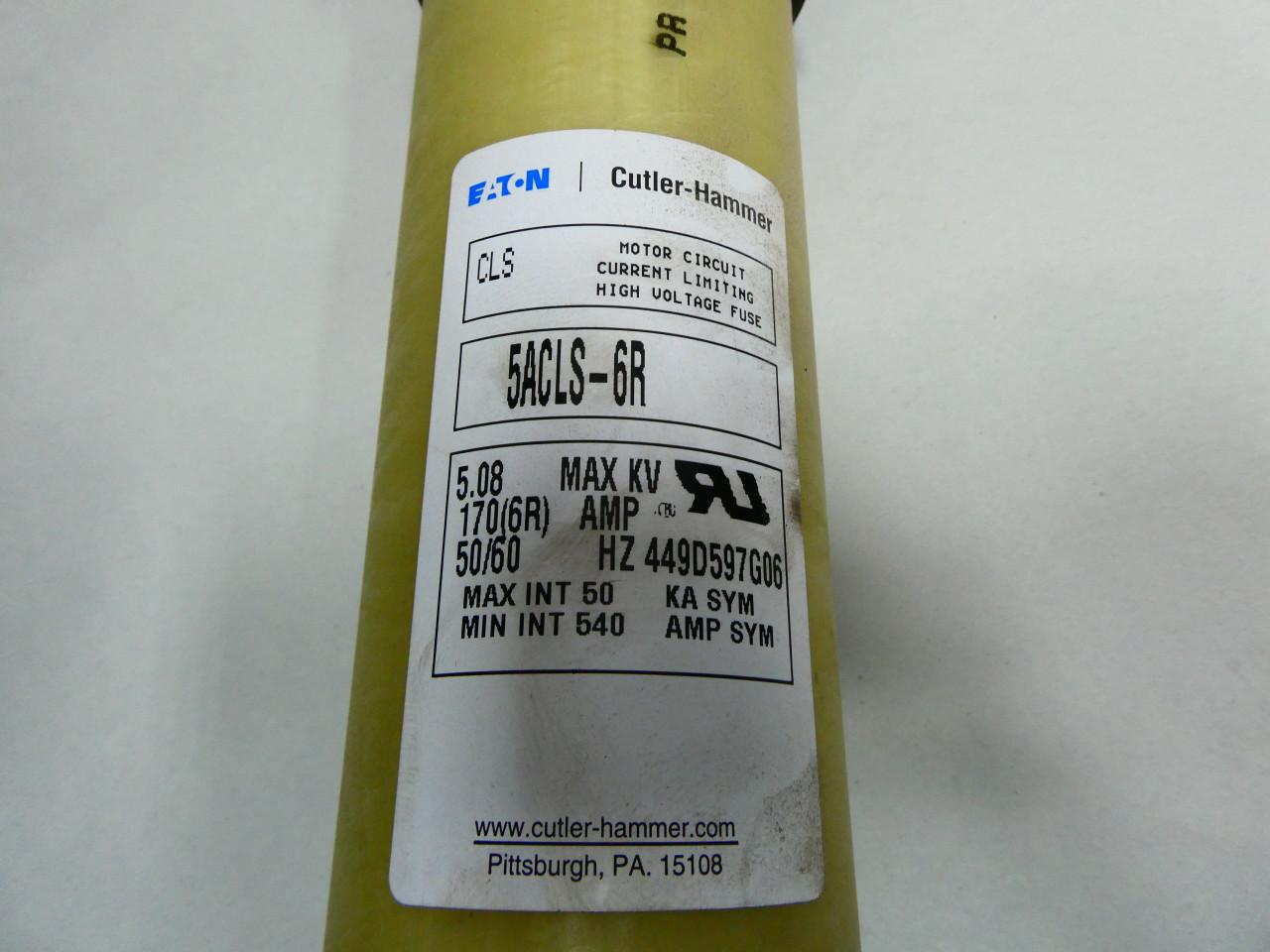 Fusible Eaton 5BCLS-6R 170A 5.08kV - Haute Tension, Limitateur De Courant, Neuf