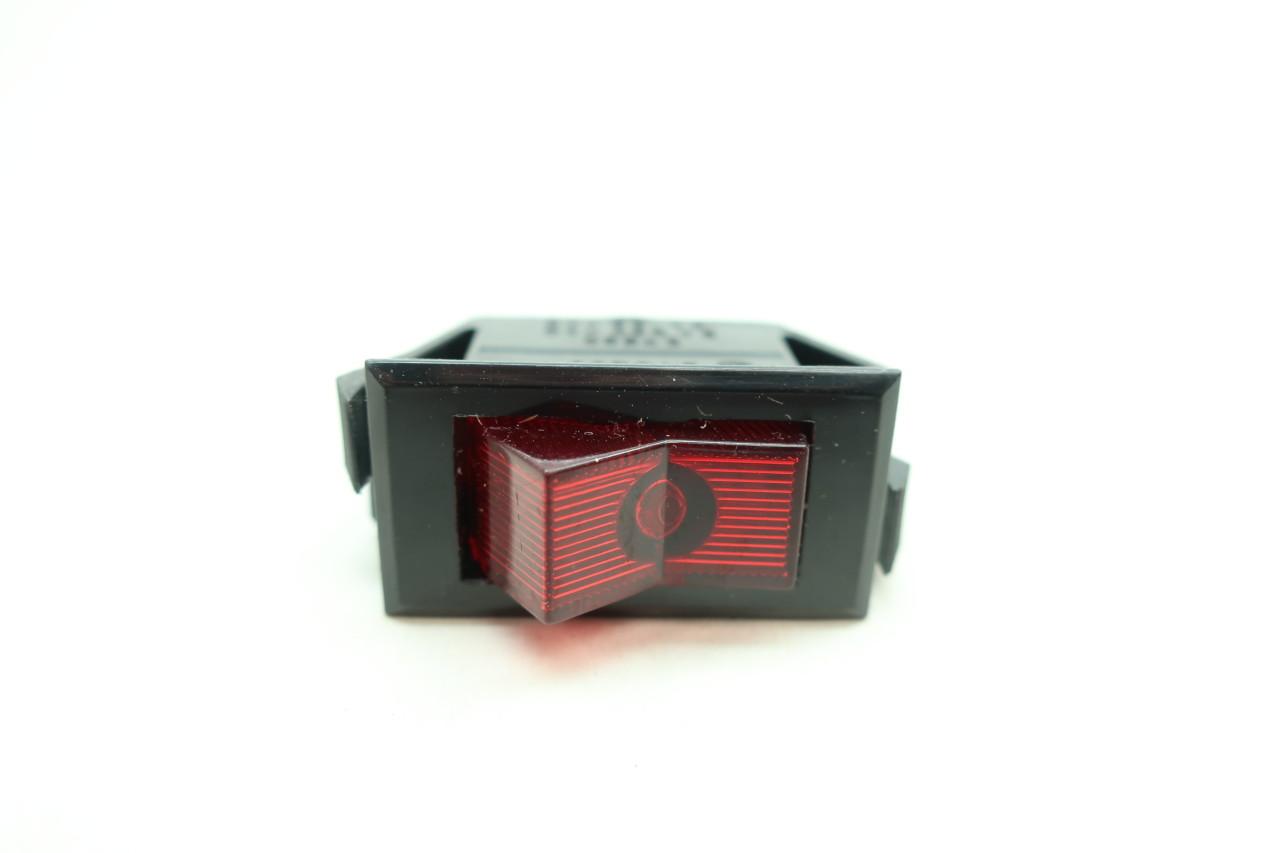 Details about    Alco E7560 Illuminated Red Rocker Switch 125v/250v-ac 