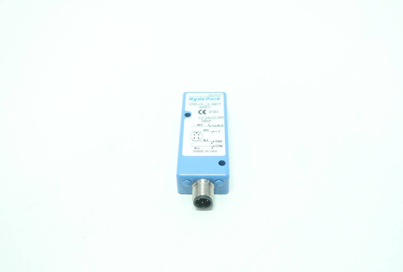 Hydepark SM851A-12-00FP Microsonic Reciever 12-24v-dc Proximity Sensor