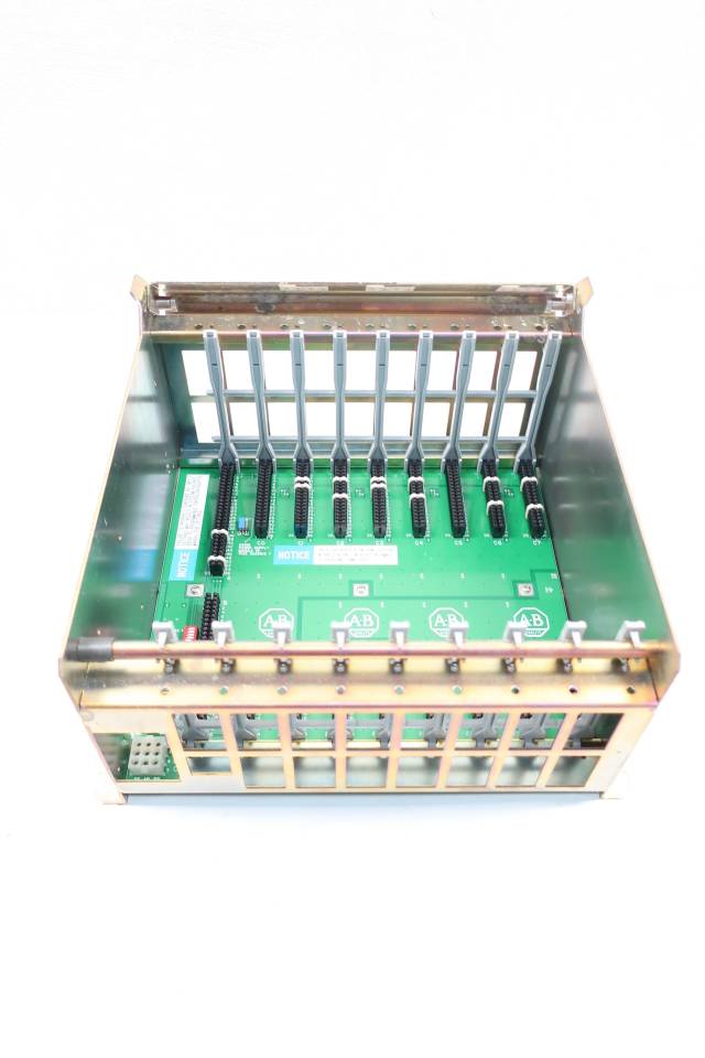 ALLEN BRADLEY 1771-A2B 8 SLOT I/O CHASSIS MODULE SER B