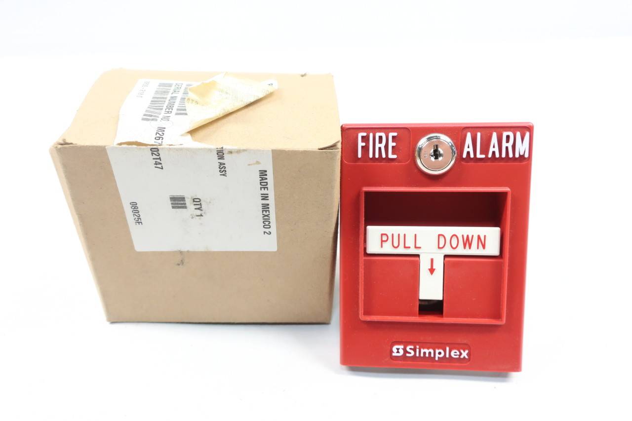 Simplex 0630520 Single Action Fire Alarm Pull Station 4622