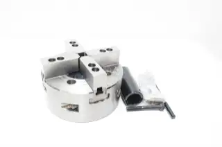KITAGAWA HW-08 4-CLAW 16.5KN 3000RPM 23KG MASS HYDRAULIC POWER CHUCK