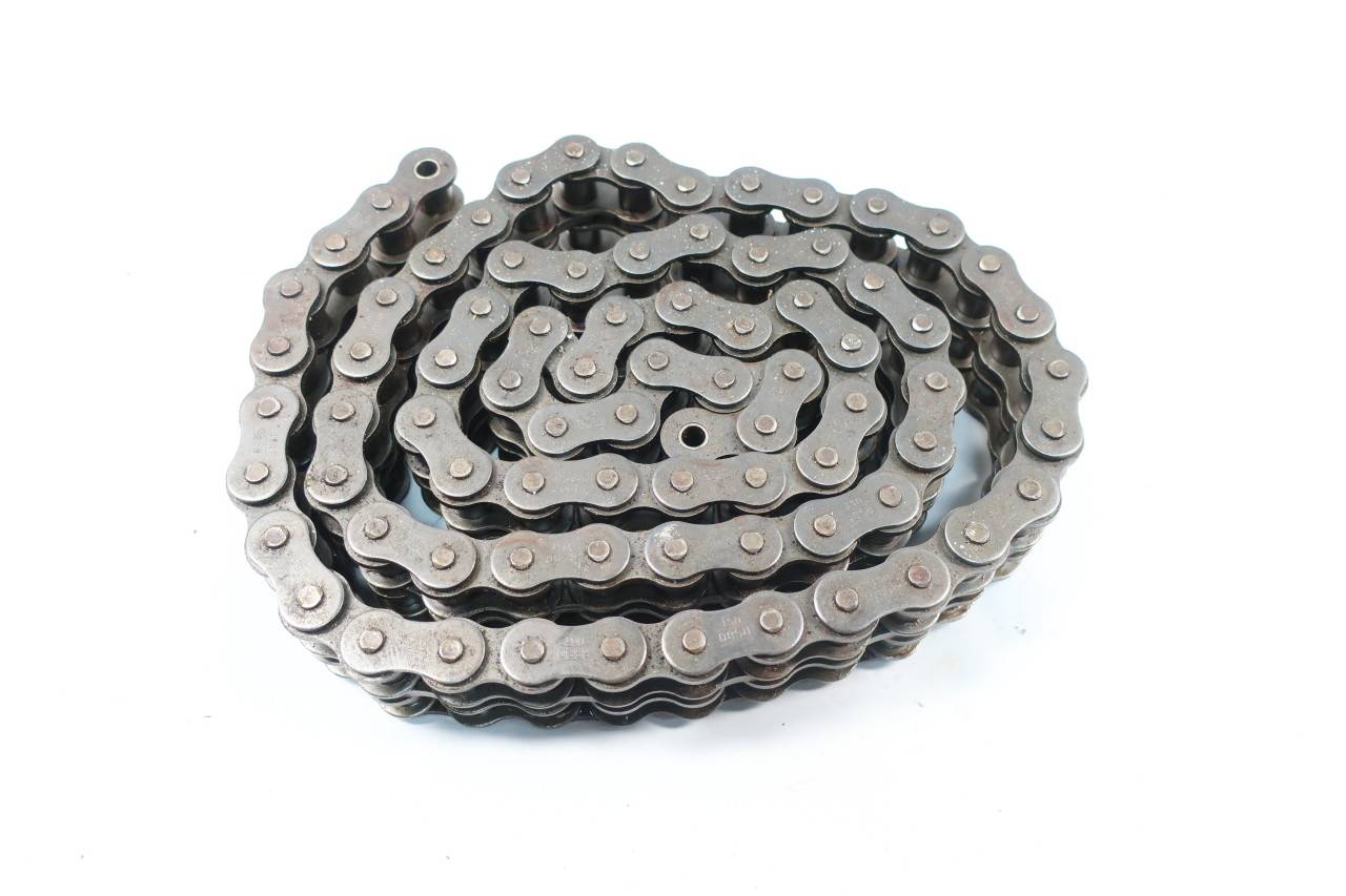 Tsubaki 80-2RB Riveted Double Strand Roller Chain 10ft 1in