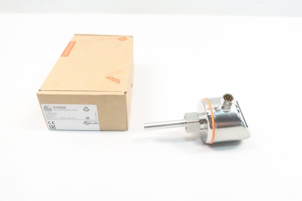 Ifm Efector SI5006 SID10ADBFKOW/LS100IRF Flow Sensor 90240vac