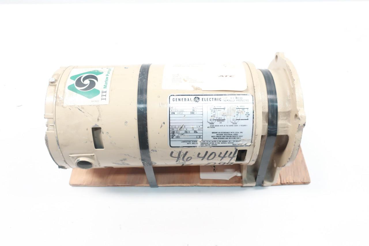 Details about   GE 5KC39RN45HX AC Motor Thermally Protected 1HP 60Hz 115/230V 3450RPM 1PH 