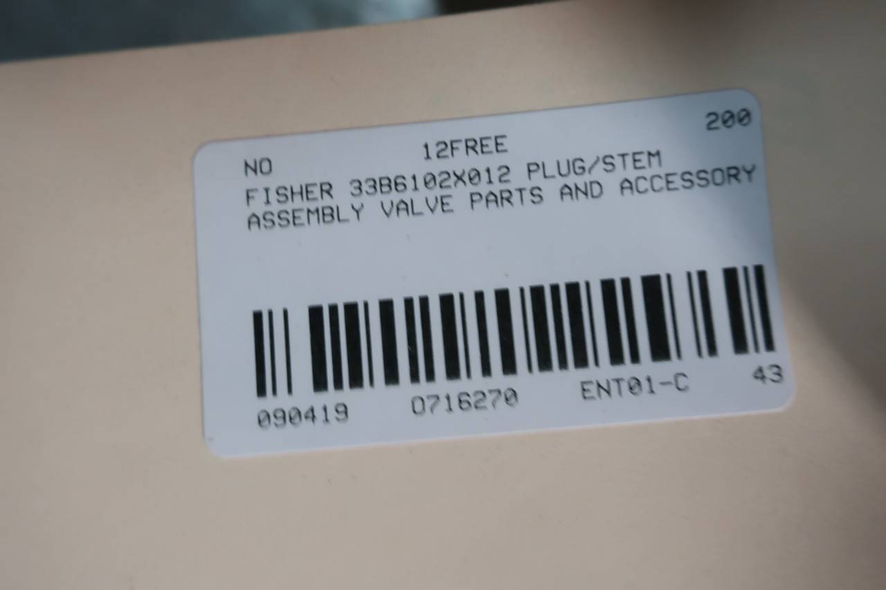 Fisher 33b6102x012 Plug Stem Assembly Fisher 33b6102x012 Plug Stem Assembly
